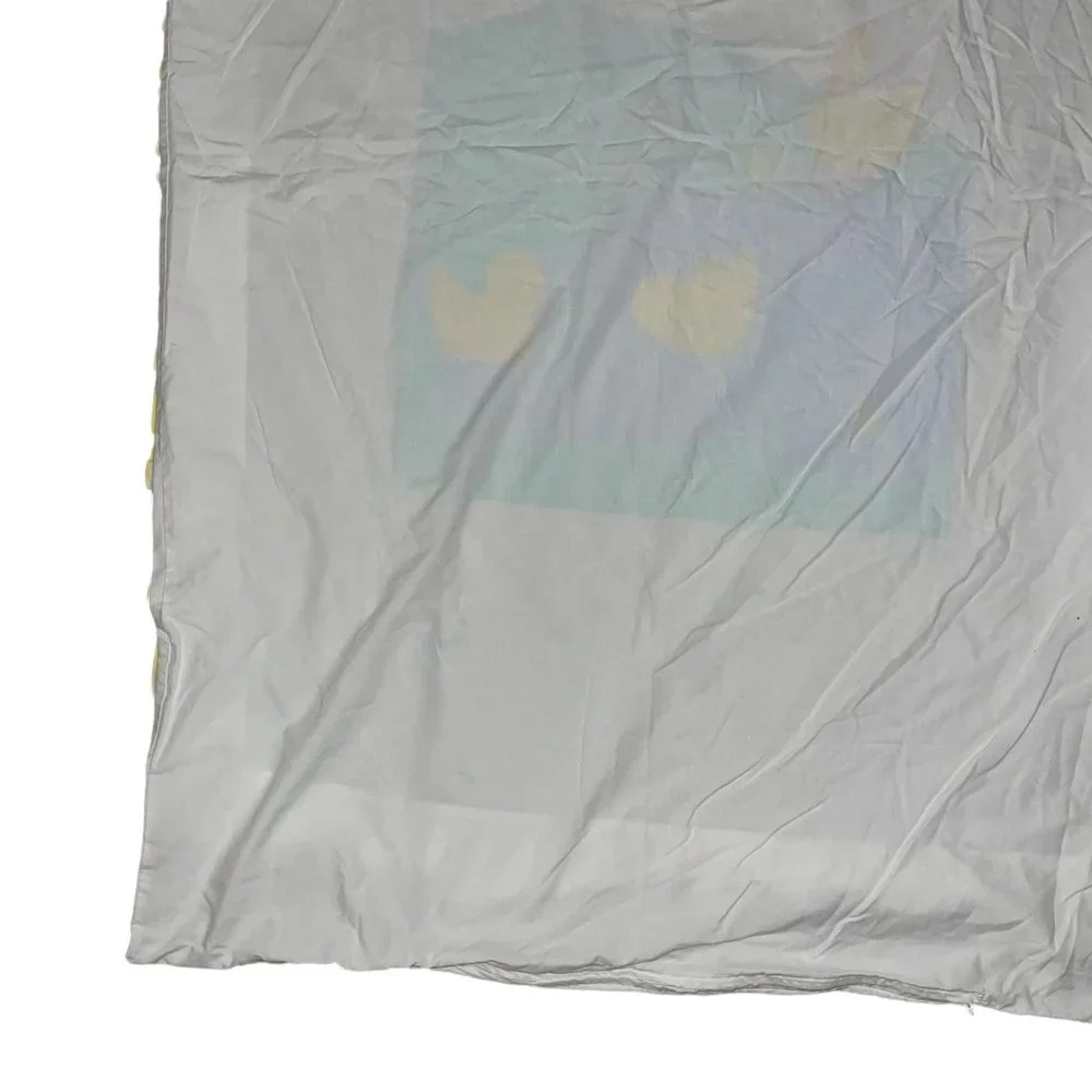 Rare Vintage Bunny Bee Crib Duvet Quilt Cover White Ducks Swimming in a Pond